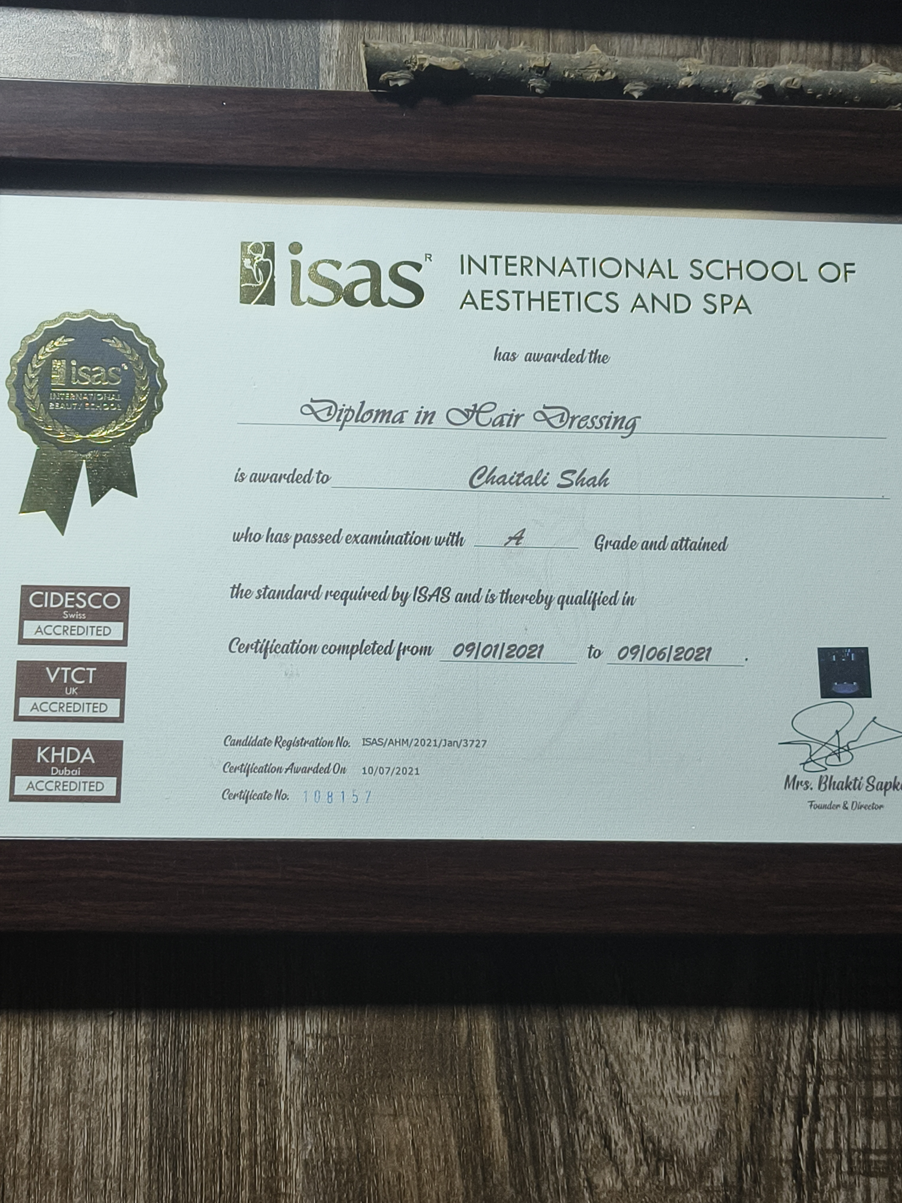Kevala Academy Hair Specialist
